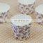 Ice cream paper cups with decorative picks