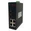 6-портовый гигабитный световой кольцевой промышленный Ethernet-коммутатор