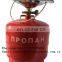 JG Ukraine 3kg Portable Small LPG Cylinder With Camping Burner,Home Use 3kg LPG Gas Cylinder,Cooking Composite LPG Cylinder