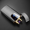 Blue For Travel Gadget Fingerprint Touch Sensor Cigarette Lighter 