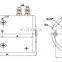 chinese factory 12v 1.6kw electric dc motor for lifting