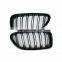 ABS Dual-slat Front Grille Glossy Black Grill For BMW 6 Series F06 F12 F13 2012 - IN