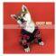 Dog Clothes Spring Red Bee Printed Sweater Coat Schnauzer Corgi Teddy Pomeranian Pet Clothing
