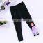 Girls' leggings new baby print Korean version of gray thin trousers kids pants hot sale