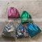 2020 Shiny novelty chest bag perlage drawstring backpack  for girl