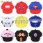 Pet dog outdoor accessories canvas pet baseball cap with ear holes