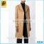 New design cashmere long trench coat for ladies