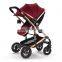 Fashion Light baby push cart baby stroller and foldable wagon
