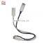4 Led Lights And Flexible Gooseneck - Switch On Head Usb Led Lamp