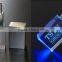 3D customized logo crystal glass 8gb usb flash drive 2.0 to 3.0 with led light