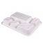 Biodegradable Rectangle 5-Compartment Plates Sugarcane pulp Bagasse Food Trays