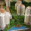 Commercial shopping mall for 3d house model display with architectural figure detailed