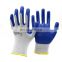 Gloves Latex 13G Polyester Latex Coated Crinkle Work Safety Gloves Online Shopping
