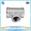 Threaded equal reducing tee Class 150 conform to ASTM A351 cast pipe fitting