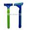 2 blades face razor Popular hot selling disposable shaver high quality twin bades handle shaver