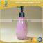 200ml Diamond Design Pink Glass Lotion Bottle