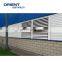 China manufacture  easy assembly wood color modern aluminium vertical privacy fence