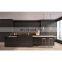 Luxury black and gold kitchen cabinet pulls