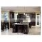 Modern design shaker galley mahogany solid wood high quality kitchen cabinet