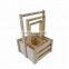 Popular European style used wooden basket crates for fruits vegetables