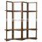 Brown color Display Rack Framed room divider