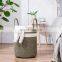 Affordable Rope Luxury Clothes Custom Cotton Storage Foldable Laundry Bags Baskets