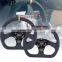 AUSO Universal Auto Parts 13inch PVC Car Racing Steering Wheels Deep Corn Drifting Sport Steering Wheel
