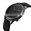 CADISEN 9056 Trendy analog quartz men silicone bracelets stainless steel back made in china black wrist watch