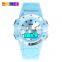 SKMEI 0821 Women Quartz+Digital Chronograph Auto Date Alarm Day Date Digital Sports Watch