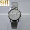 Men Watch Personalized Sublimation Blank Watch Stainless Steel Mesh Band Watch