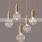 Design Customizable Glass Crystal Ball Lighting Modern Chandelier Pendant LED Lamp