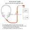 Gold-plated 3.5mm tangle-free high grade audio cable with mic and remote