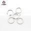 Wholesales Stainless Steel Key Accessories keyring Flat Split Ring Keychain For Bag