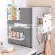 Individual Decorative Kitchen Organizer Metal Magnet Fridge Side Shelf Paper Towel Roll Holder Magnetic Storage Spice Hang Rack