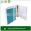 2 inches durable vinyl plastic 3 O ring shape loose-leaf file binder with transparent pocket                        
                                                Quality Choice