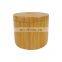 Round Bamboo Salt And Pepper Pots Box Bamboo Storage Box With Magnetic Swivel Lid