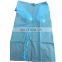 Xiantao Xingrong Disposable blue non Sterile protection clothing Non Woven elastic and knitted cuffs isolation Gown