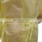 Fluid Resistant Level 2 Disposable Isolation Gown,  PP & PE 40g Lab Gowns With Knitted Cuffs