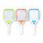 Rechargeable Square Colorful Electric Fly  Mosquitoes Swatter Insect Racket With Led Light