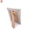 PS Plastic Photo Frame Gold Irregular Hexagonal Lines Slotted Back Photo Frame for Table Photo Display