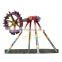 Funny theme park outdoor swing crazy amusement funfair park electric big pendulum rides machine for sale