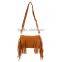 Boho Suede Leather Fringe bag Suede Leather Woman Clutch Bag With Tassel                        
                                                Quality Choice