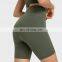 2023 New Style No Front Seam Hot Yoga Shorts High Waist Peach Hip Sexy Compression Short Pants Women Workout Gym Running Wear