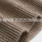 Wholesale Luxury Women's Knitted Plain Vest Solid V-Neck Collar Cashmere Waistcoat Elegant Luxury Collection