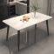 Elegant Fixed Rock Slab Dining Tables for Your Home