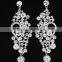 Full drill alloy luxury crystal bridal long earrings,fashion earrings