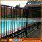 Plastic coated safety wrought iron pool fence