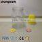 160ml Hot Sale Wide Mouth Glass Baby Milk Feeding Bottle With Nipple And Cap