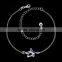 Simple Adjustable women girls metal fashion design anklets