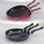 Very cheap As seen on TV Ceramic Aluminum frying pan set with color box packing